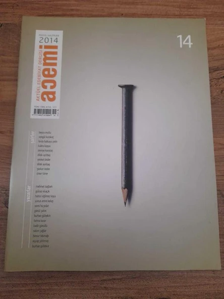 ACEMİ Aktüel Edebiyat  Dergisi Mayıs-Haziran 2014 Sayı:14 "Mavi Tren" (Sahafiye Kitap) ürün görseli 1