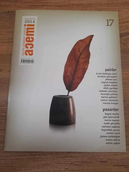 ACEMİ Aktüel Edebiyat  Dergisi Kasım-Aralık 2014 Sayı:17 "Kayıp Kent Sakinleri" (Sahafiye Kitap) ürün görseli 1