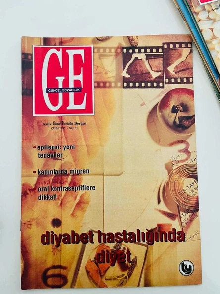 Güncel Eczacılık Dergisi / KASIM 1995 - Sayı 31 (Sahafiye Kitap) ürün görseli 1
