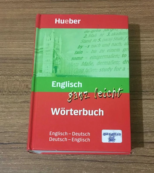 Englisch ganz leicht Wörterbuch - Englisch - Deutsch / Deutsch - Englisch (Sahafiye Kitap) ürün görseli 1