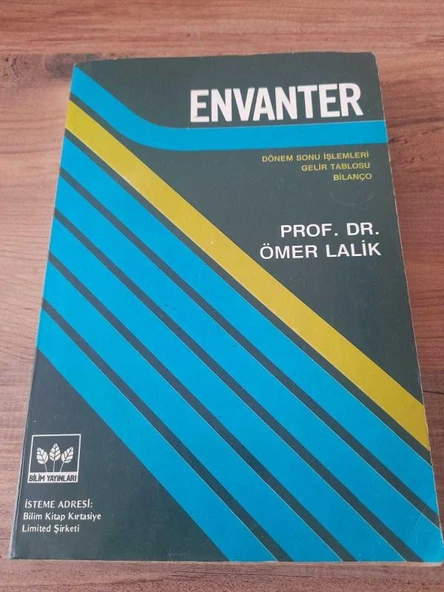 ENVANTER Dönem Sonu İşlemleri, Gelir Tablosu, Bilanço (Sahafiye Kitap) ürün görseli 1