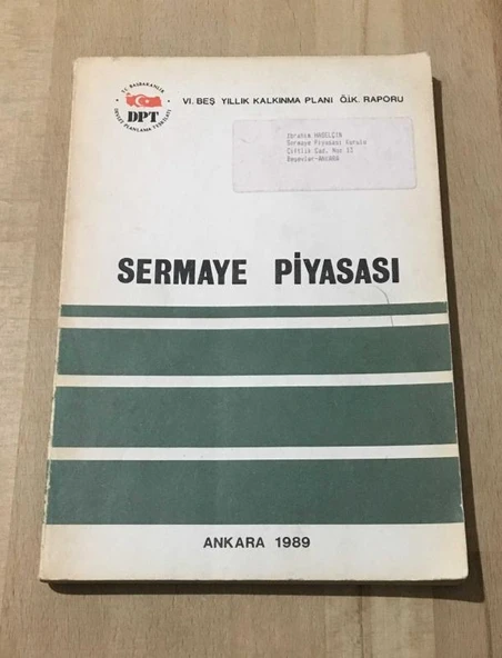 SERMAYE PİYASASI - VI.Beş yıllık kalkınma planı ÖİK raporu - (Sahafiye Kitap) ürün görseli 1
