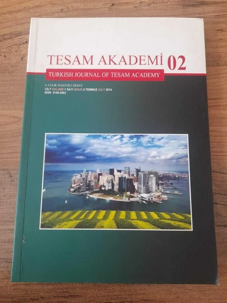 TESAM AKADEMİ 02 - TURKISH JOURNAL OF TESAM ACADEMY -  6 AYLIK HAKEMLİ DERGİ CİLT : 1 SAYI : 2 TEMMUZ 2014 (Sahafiye Kitap) ürün görseli 1