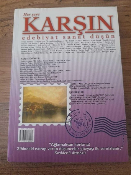 Her Şeye KARŞIN Yıl: 4 Sayı:20 Temmuz-Ağustos 2010 "İnsan Ticareti: Kamile Yılmaz" (Sahafiye Kitap) ürün görseli 1