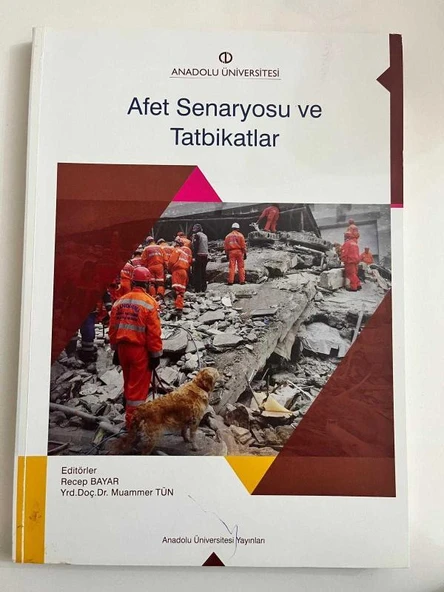 AÖF- AFET SENARYOSU VE TATBİKATLAR (Sahafiye Kitap) ürün görseli 1