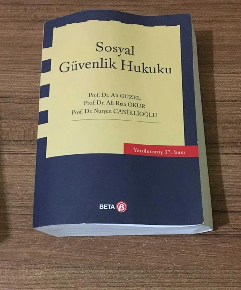SOSYAL GÜVENLİK HUKUKU Yenilenmiş 17.Bası (Sahafiye Kitap) ürün görseli 1