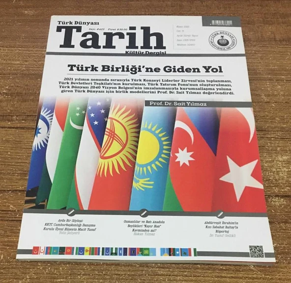 Türk Dünyası TARİH DERGİSİ Nisan 2022 Sayı 423 Osmanlı ve Batı Anadolu Beylikleri  KAYIR HAN - Hakan Yılmaz (Sahafiye Kitap) ürün görseli 1