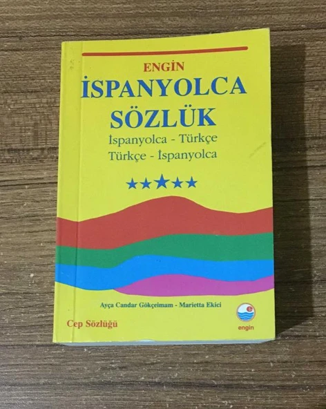 İSPANYOLCA SÖZLÜK İspanyolca - Türkçe / Türkçe - İspanyolca - CEP SÖZLÜĞÜ (Sahafiye Kitap) ürün görseli 1