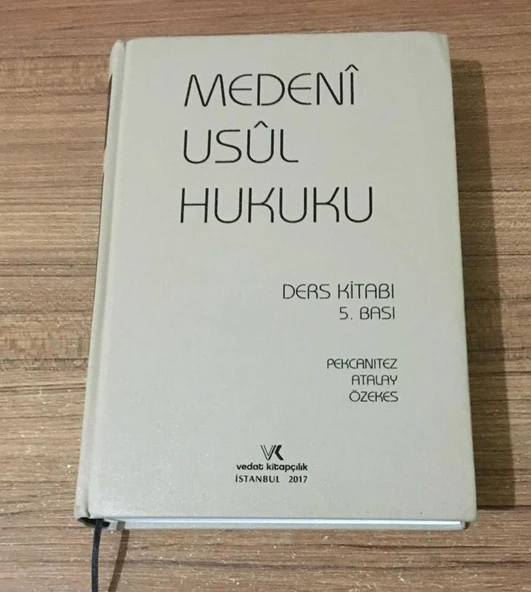 MEDENİ USUL HUKUKU  Ders Kitabı 5.BASI - CİLTLİ - (Sahafiye Kitap) ürün görseli 1