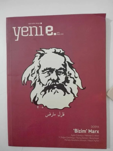 Yeni E. Aylık Kültür Dergisi SAYI:19, MAYIS 2018 ( DOSYA: BİZİM MARX ) (Sahafiye Kitap) ürün görseli 1