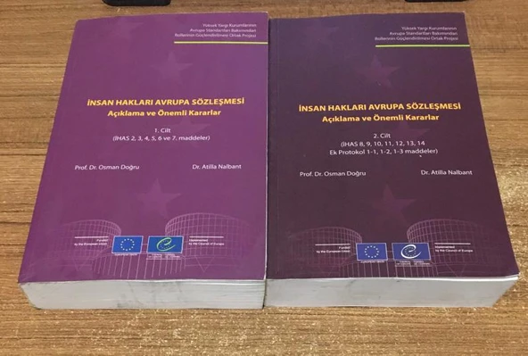İNSAN HAKLARI AVRUPA SÖZLEŞMESİ Açıklama ve Önemli Kararlar - 2 CİLT TAKIM - (Sahafiye Kitap) ürün görseli 1