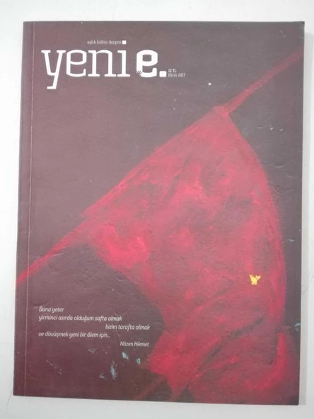 Yeni E. Aylık Kültür Dergisi SAYI:12, EKİM 2017 (Sahafiye Kitap) ürün görseli 1
