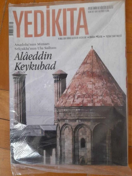 Yedikıta Aylık Tarih ve Kültür Dergisi-Ocak 2021 Sayı:149 "Anadolu'nun Mimarı Selçuklu'nun Ulu Sultanı Alaeddin Keykubad" (Sahafiye Kitap) ürün görseli 1