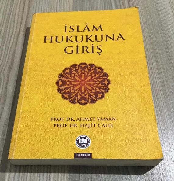 İSLAM HUKUKUNA GİRİŞ 2.BASKI (Sahafiye Kitap) ürün görseli 1