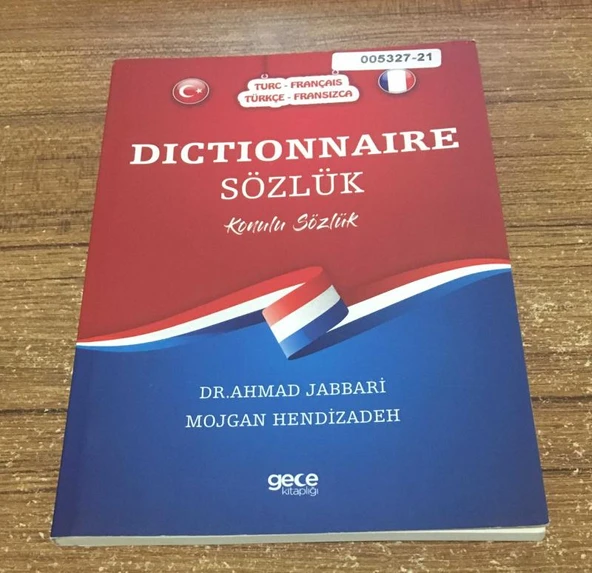 DICTIONNAIRE SÖZLÜK Konulu Sözlük TURC - FRANÇAIS / TÜRKÇE - FRANSIZCA (Sahafiye Kitap) ürün görseli 1