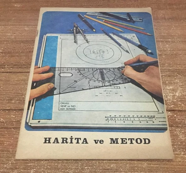 Matematik Temalı HARİTA ve METOD DEFTERİ - BÜYÜK BOY - ÇİZGİSİZ - (Sahafiye Kitap) ürün görseli 1