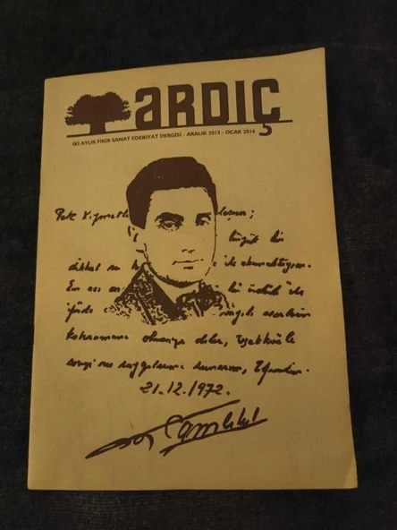 ARDIÇ İKİ AYLIK EDEBİYAT DERGİSİ Aralık 2015- Ocak 2016 "Bir Faruk Nafiz Anlatısı" (Sahafiye Kitap) ürün görseli 1