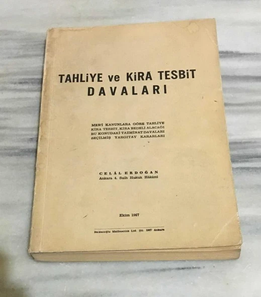 TAHLİYE VE KİRA TESBİT DAVALARI (Sahafiye Kitap) ürün görseli 1