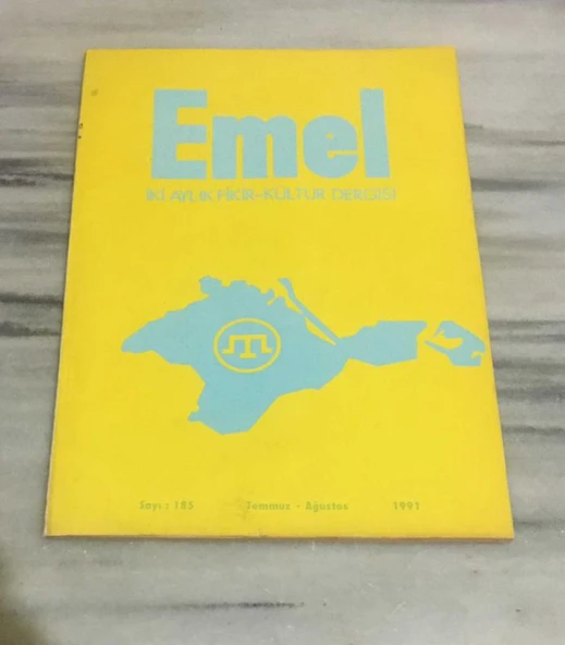 EMEL DERGİSİ Temmuz Ağustos 1991 Sayı 185 Litvanya'da İbadete Açılan Camiler - ADAS YAKUBAUSKAS (Sahafiye Kitap) ürün görseli 1