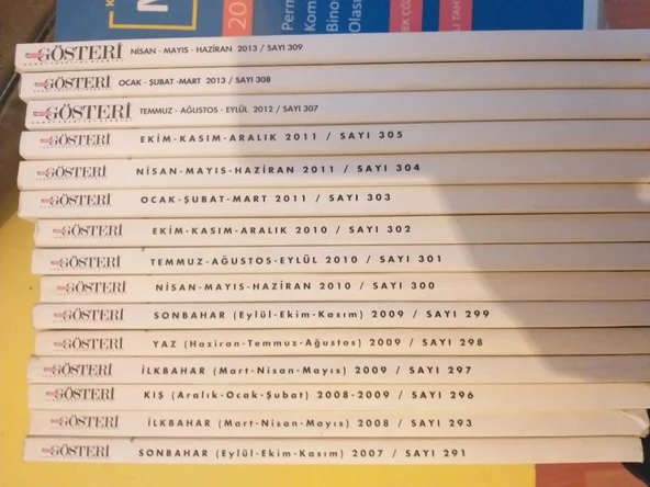 HÜRRİYET GÖSTERİ Sanat Edebiyat Dergisi LOTU;  Muhtelif 15 Sayı   ( 2007-2011 Yılları Arası ) (Sahafiye Kitap) ürün görseli 1