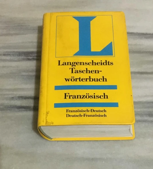 LANGENSCHEIDTS TASCHEN WÖRTERBUCH FRANZÖSISCH Französisch - Deutsch / Deutsch - Französisch (Sahafiye Kitap) ürün görseli 1