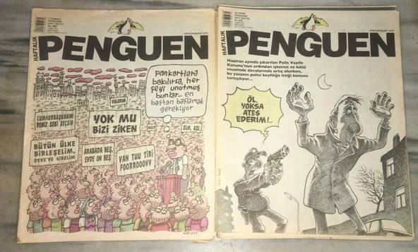 PENGUEN DERGİSİ 2007 Yılına Ait Toplam 34 sayı ( sayılar açıklamada) (Sahafiye Kitap) ürün görseli 1
