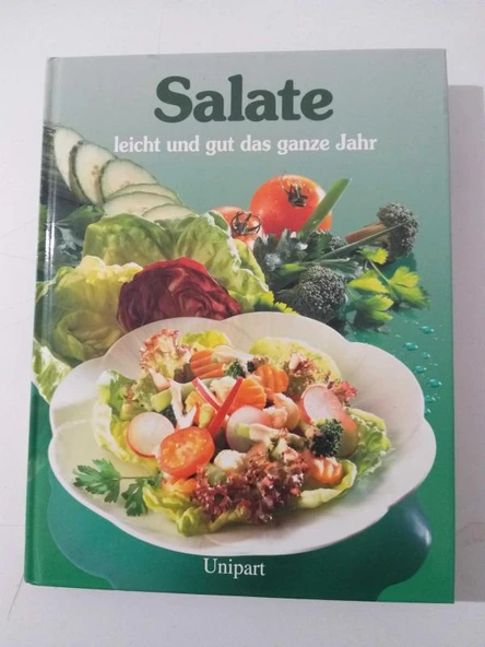 SALATE leicht und gut das ganze Jahr. Das neue Salatbuch mit über 250 Rezepten farbig abgebildet ( SALATALAR) (Sahafiye Kitap) ürün görseli 1