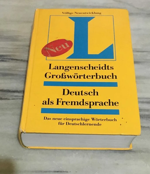 Langenscsheidts Grobwörterbuch Deutsch als Fremdsprache (Sahafiye Kitap) ürün görseli 1
