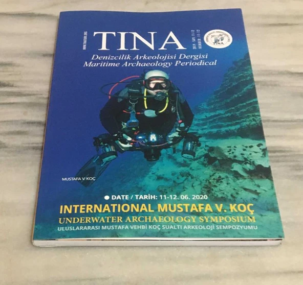 TINA Denizcilik Arkeoloji Dergisi 2019 Sayı 11 - 12 ( Kapak MUSTAFA KOÇ ) (Sahafiye Kitap) ürün görseli 1