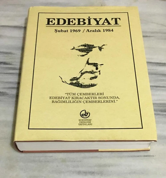 EDEBİYAT Şubat 1969 - Aralık 1984 ( 2.BASKI - TIPKIBASIM ) (Sahafiye Kitap) ürün görseli 1