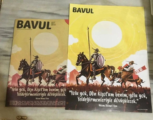 BAVUL Eylül 2021 Sayı 72 ( posterli ) (Sahafiye Kitap) ürün görseli 1