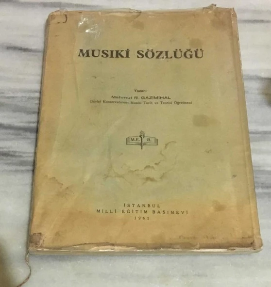 MUSIKİ SÖZLÜĞÜ ( Bkz. Açıklama ) (Sahafiye Kitap) ürün görseli 1