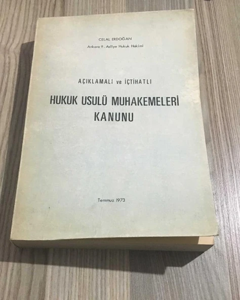 Açıklamalı ve İçtihatlı HUKUK USULÜ MUHAKEMELERİ KANUNU (Sahafiye Kitap) ürün görseli 1