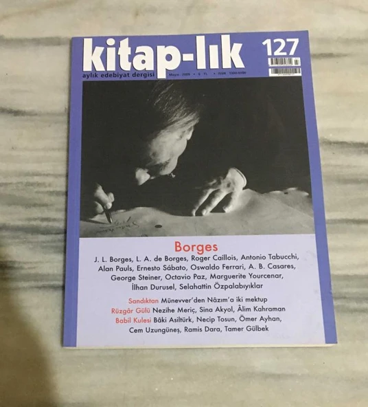 KİTAP-LIK Dergisi Mayıs 2009 Sayı 127 BORGES (Sahafiye Kitap) ürün görseli 1