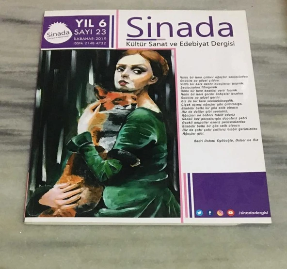 SİNADA İlkBahar 2019 Sayı 23 ÇIKRIKÇILAR YOKUŞU - HALİL MARAŞ (Sahafiye Kitap) ürün görseli 1