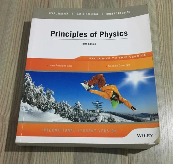 Principles of Physics - Tenth Edition - INTERNATIONAL STUDENT VERSION - 2014 (Sahafiye Kitap) ürün görseli 1