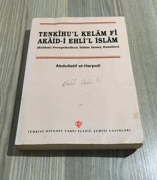TENKİHU'L KELAM Fİ AKAİD-İ EHLİ'L İSLAM Kelami Perspektiften İslam İnanç Esasları (Sahafiye Kitap) ürün görseli 1