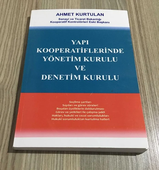 YAPI KOOPERATİFLERİNDE YÖNETİM KURULU VE DENETİM KURULU (Sahafiye Kitap) ürün görseli 1