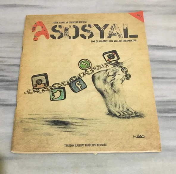 ASOSYAL DERGİSİ Çocuk Aklı - RÜMEYSA LATİFOĞLU (Sahafiye Kitap) ürün görseli 1