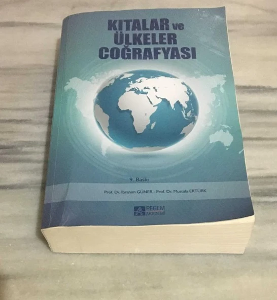 KITALAR VE ÜLKELER COĞRAFYASI 9.BASKI - 2020 (Sahafiye Kitap) ürün görseli 1