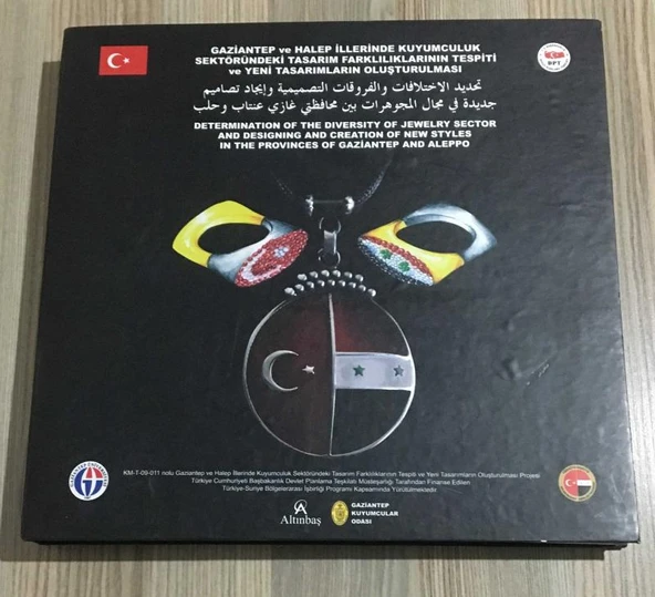 GAZİANTEP ve HALEP İLLERİNDE KUYUMCULUK SEKTÖRÜNDEKİ TASARIM FARKLILIKLARININ TESPİTİ ve YENİ TASARIMLARIN OLUŞTURULMASI ( İMZALI ) (Sahafiye Kitap) ürün görseli 1