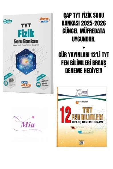 ÇAP YAYINLARI TYT FİZİK SORU BANKASI HEDİYELİ ürün görseli 1