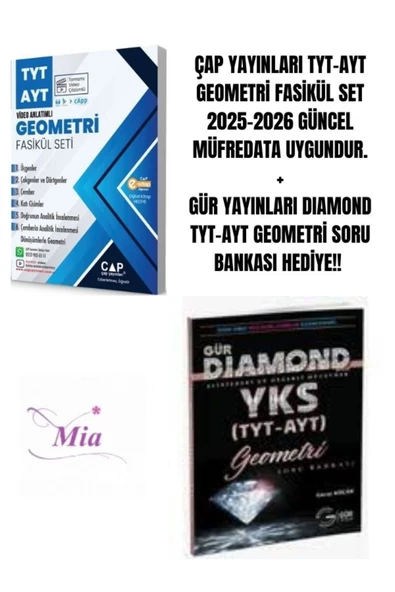 ÇAP YAYINLARI TYT-AYT GEOMETRİ FASİKÜL SET HEDİYELİ ürün görseli 1