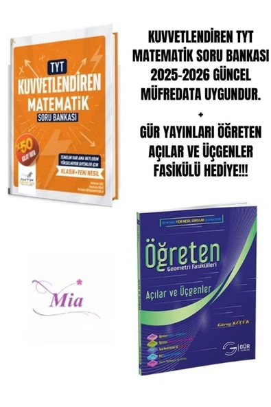 AKTİF YAYINLARI ÖĞRENME TYT KUVVETLENDİREN MATEMATİK SORU BANKASI HEDİYELİ ürün görseli 1
