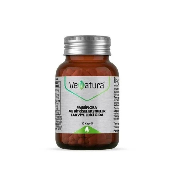 VeNatura Passiflora ve Bitkisel Ekstreler 30 Kapsül ürün görseli 1