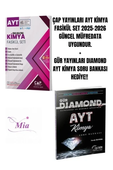ÇAP YAYINLARI AYT KİMYA FASİKÜL SET HEDİYELİ ürün görseli 1