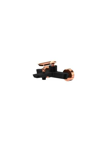 BİEN BANYO BATARYASI HERMES SİYAH- ROSE GOLD ürün görseli 1