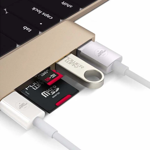 Powerway PW-8GB 8 GB USB 2.0 Mini Metal Flash Bellek ürün görseli 1