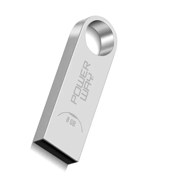 Powerway PW-8GB 8 GB USB 2.0 Mini Metal Flash Bellek ürün görseli 1