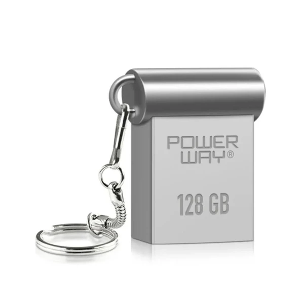 Powerway Mini 128GB Metal Mini USB 3.0 Flash Bellek ürün görseli 1